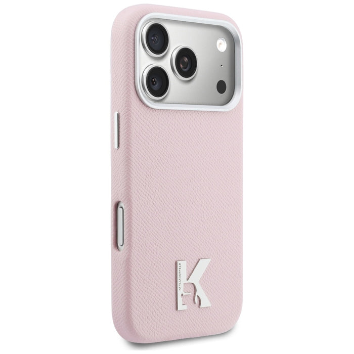 Karl Lagerfeld Karl Head Logo MagSafe Case for iPhone 17 Pro Max - Pink