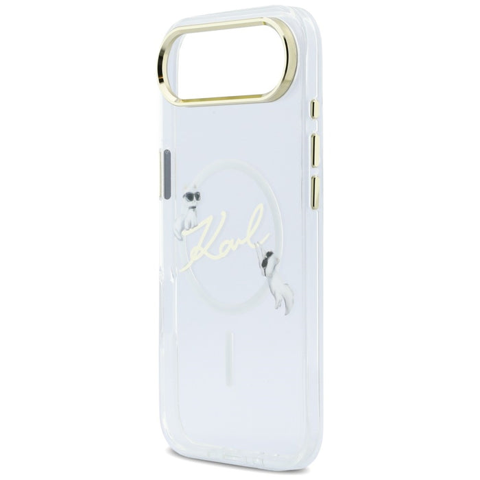 Karl Lagerfeld IML Choupettes Karl Script Logo MagSafe iPhone Air Case - Clear