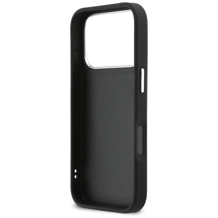 Karl Lagerfeld IML Glitter KL Diamond Logo Case for iPhone 17 Pro - Black