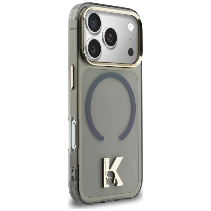 Karl Lagerfeld IML K Head Logo MagSafe Case for iPhone 17 Pro Max - Black
