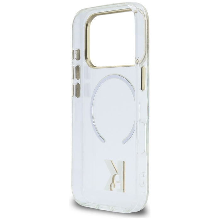 Karl Lagerfeld IML K Head Logo MagSafe Case for iPhone 17 Pro Max - Clear