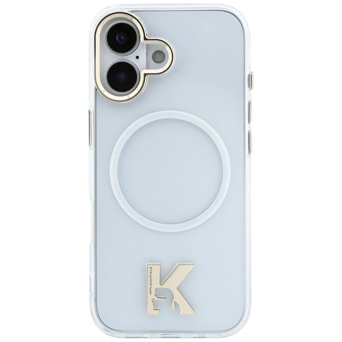 Karl Lagerfeld IML K Head Logo MagSafe Case for iPhone 17 - Clear
