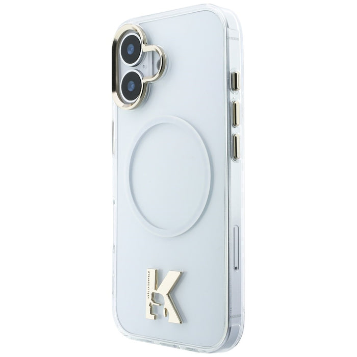 Karl Lagerfeld IML K Head Logo MagSafe Case for iPhone 17 - Clear