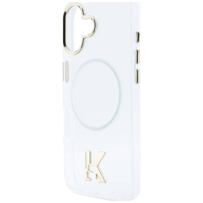 Karl Lagerfeld IML K Head Logo MagSafe Case for iPhone 17 - Clear