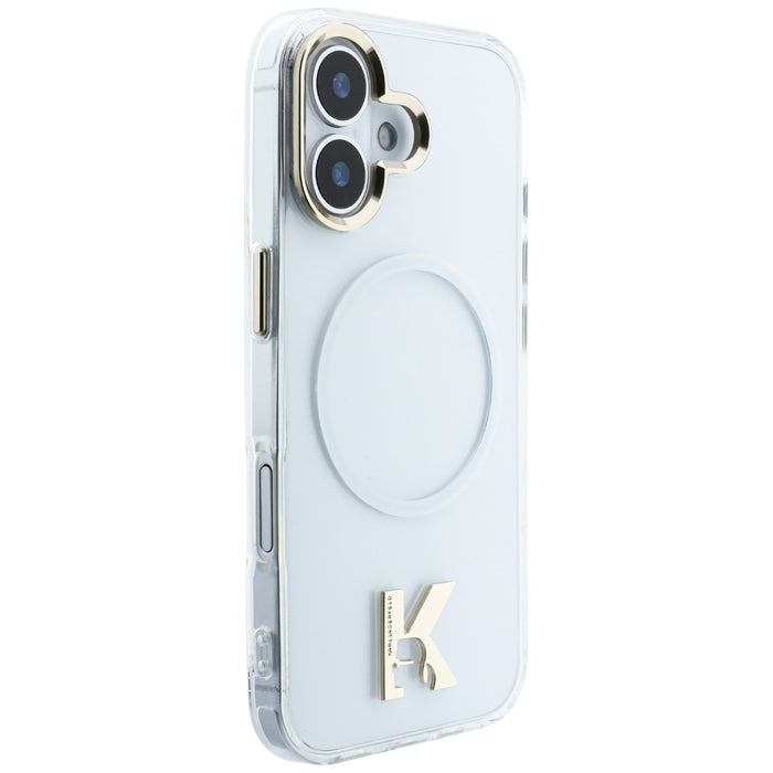 Karl Lagerfeld IML K Head Logo MagSafe Case for iPhone 17 - Clear