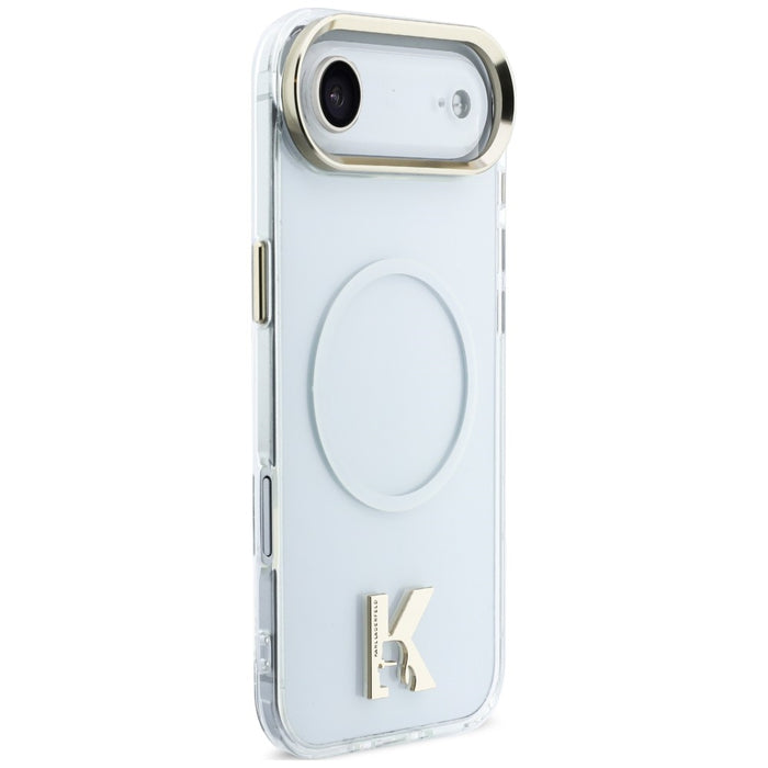 Karl Lagerfeld IML K Head Logo MagSafe Case for iPhone Air - Clear
