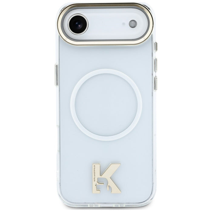 Karl Lagerfeld IML K Head Logo MagSafe Case for iPhone Air - Clear