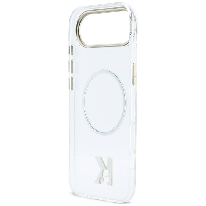 Karl Lagerfeld IML K Head Logo MagSafe Case for iPhone Air - Clear