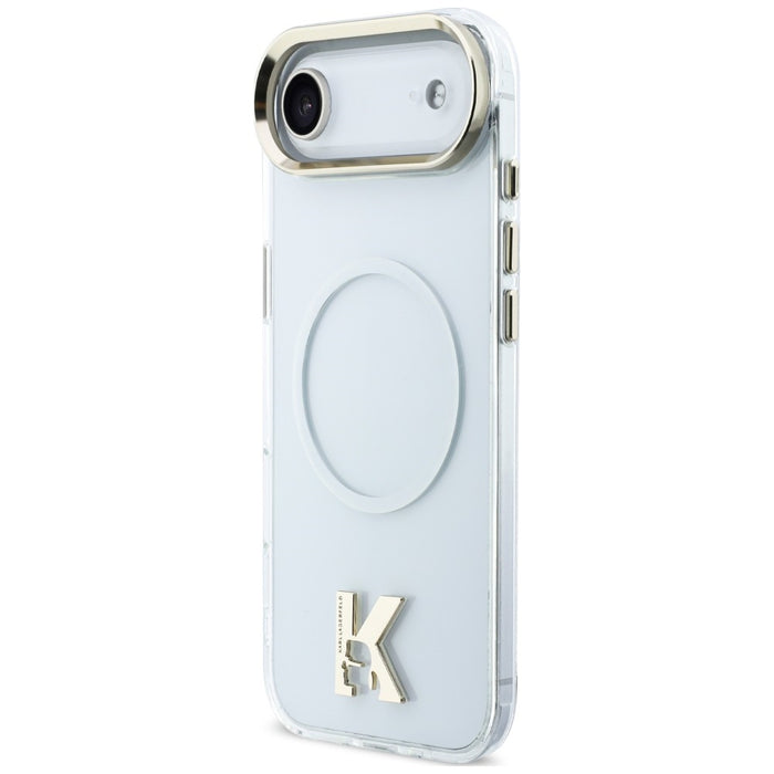 Karl Lagerfeld IML K Head Logo MagSafe Case for iPhone Air - Clear