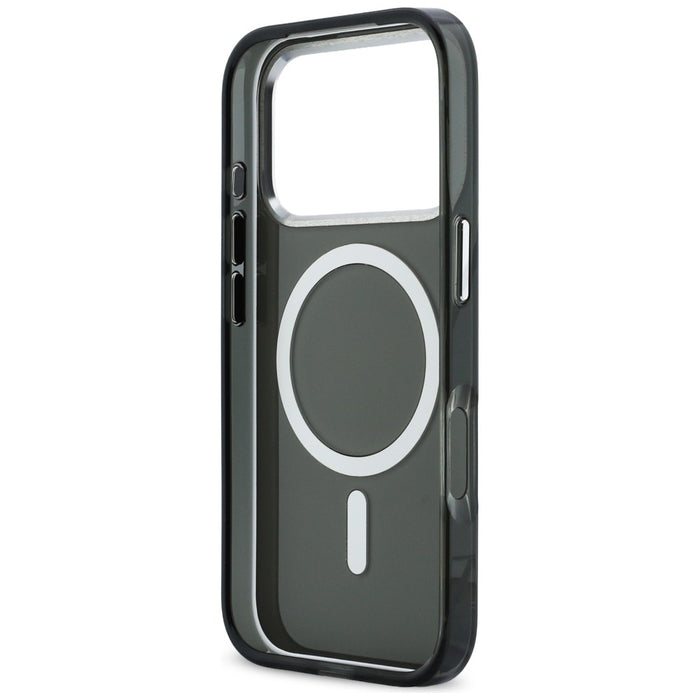Karl Lagerfeld IML Karl & Choupette Peekaboo Logo MagSafe Case for iPhone 17 Pro - Black