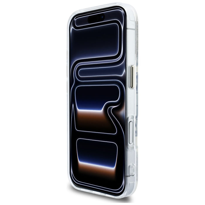 Karl Lagerfeld IML KL Script Logo MagSafe Case for iPhone 17 Pro - Clear