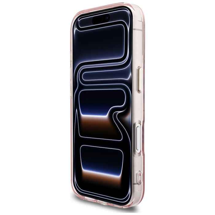 Karl Lagerfeld IML KL Script Logo MagSafe Case for iPhone 17 Pro - Pink