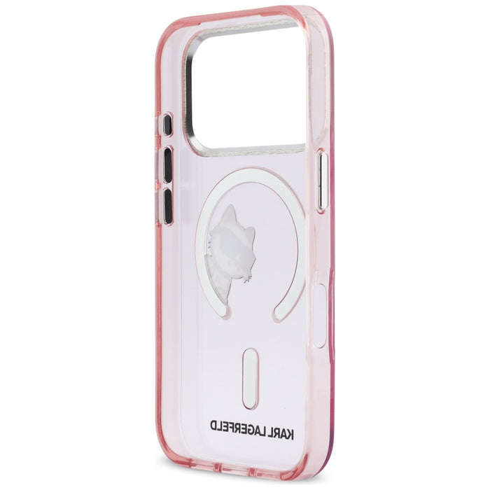 Karl Lagerfeld IML Peekaboo MagSafe Case for iPhone 17 Pro Max - Pink