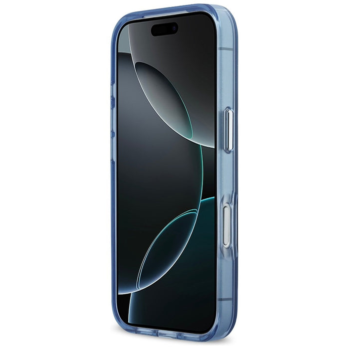 Karl Lagerfeld Karl &amp; Choupette Back MagSafe Case for iPhone 17 Pro Max - Blue