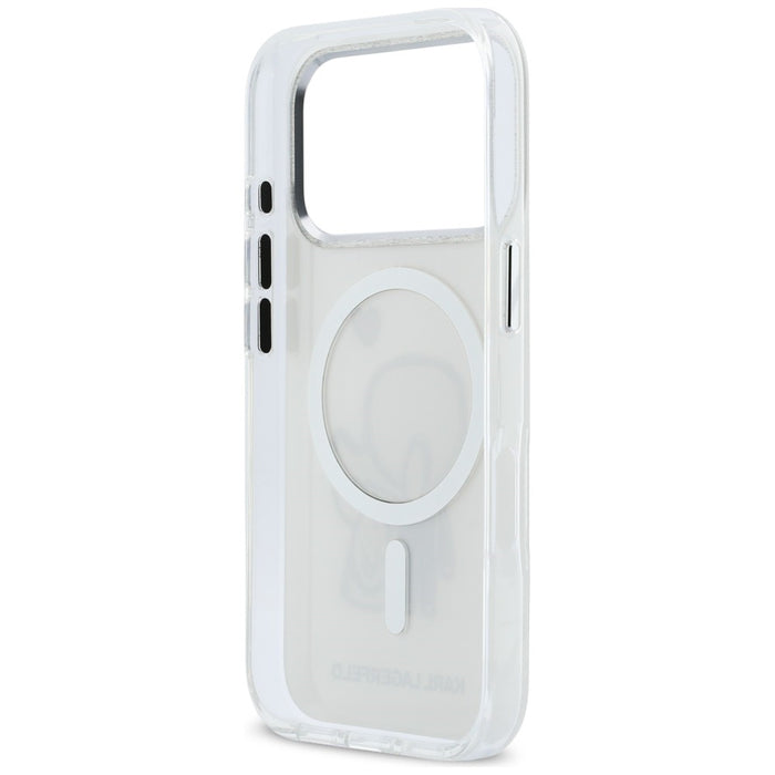 Karl Lagerfeld Karl & Choupette Back MagSafe Case for iPhone 17 Pro Max - Clear
