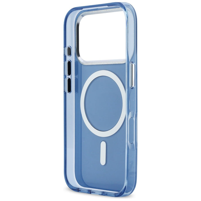 Karl Lagerfeld Karl &amp; Choupette Back MagSafe Case for iPhone 17 Pro - Blue