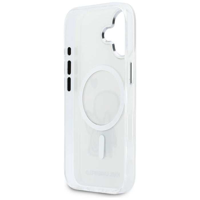 Karl Lagerfeld Karl &amp; Choupette Back MagSafe Case for iPhone 17 - Clear