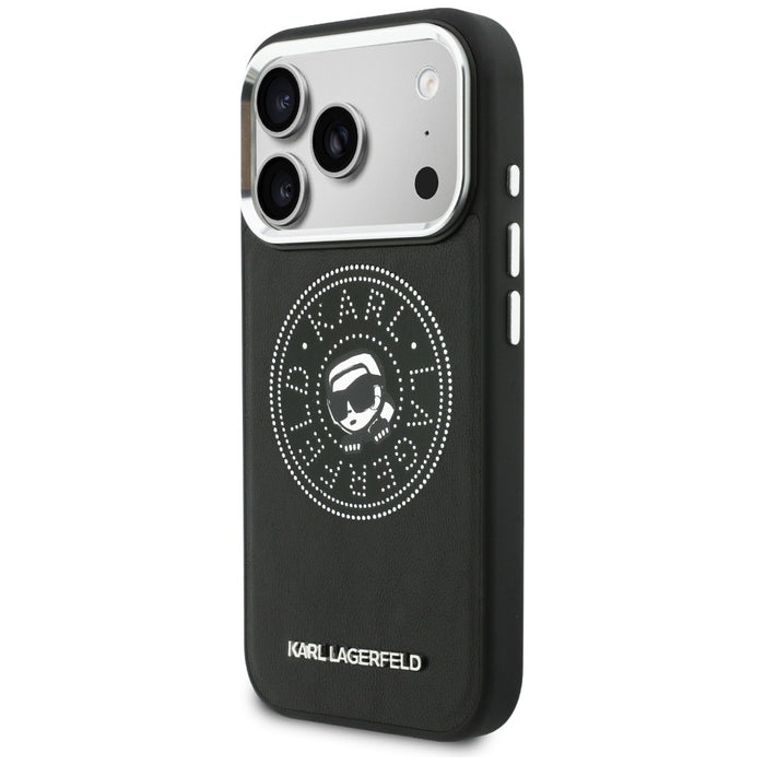 Karl Lagerfeld Point &amp; Karl Sketch MagSafe Case for iPhone 17 Pro - Black