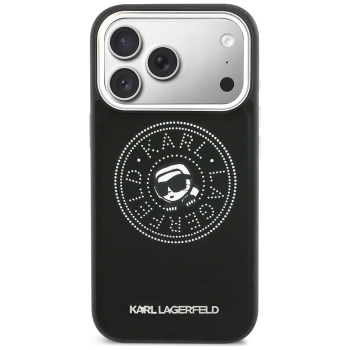 Karl Lagerfeld Point &amp; Karl Sketch MagSafe Case for iPhone 17 Pro - Black