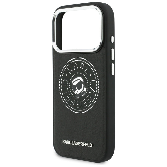 Karl Lagerfeld Point &amp; Karl Sketch MagSafe Case for iPhone 17 Pro - Black