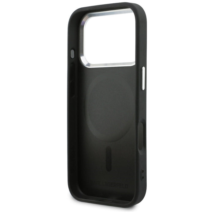 Karl Lagerfeld Point &amp; Karl Sketch MagSafe Case for iPhone 17 Pro - Black