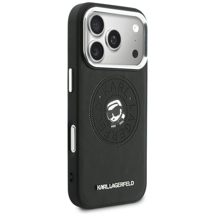 Karl Lagerfeld Point &amp; Karl Sketch MagSafe Case for iPhone 17 Pro - Black