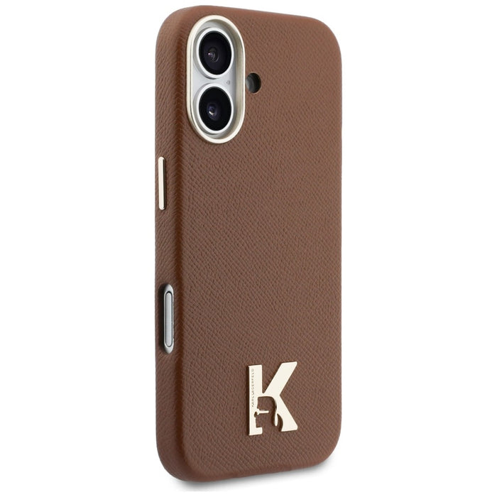 Karl Lagerfeld Karl Head Logo MagSafe Case for iPhone 17 - Brown