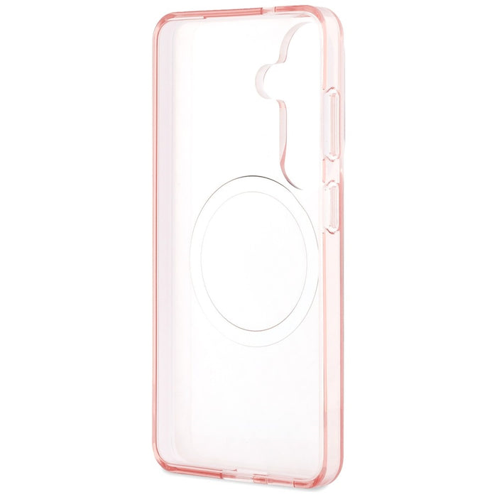 Karl Lagerfeld IML Repeated Choupette MagSafe Case for Samsung Galaxy S26 - Pink