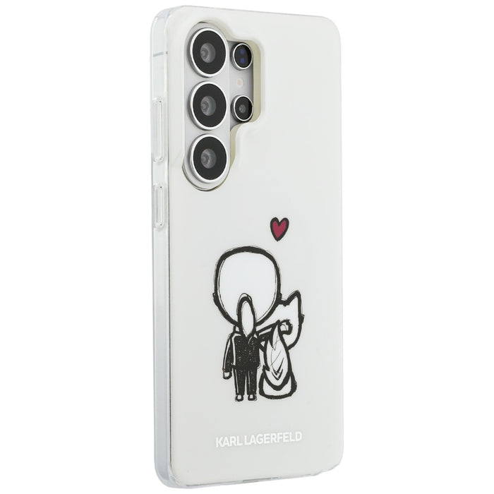 Karl Lagerfeld IML Karl&amp;Choupette MagSafe Case for Samsung Galaxy S26 Ultra - Transparent