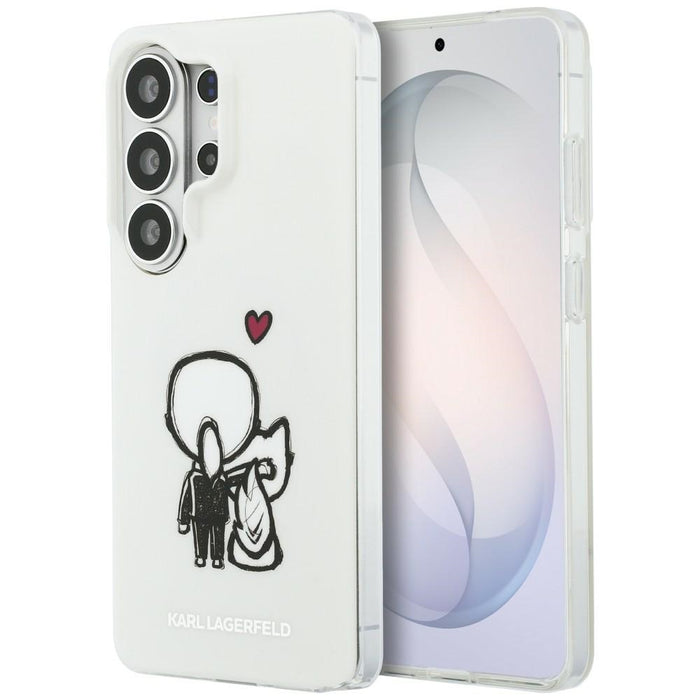 Karl Lagerfeld IML Karl&amp;Choupette MagSafe Case for Samsung Galaxy S26 Ultra - Transparent