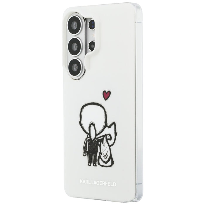 Karl Lagerfeld IML Karl&amp;Choupette MagSafe Case for Samsung Galaxy S26 Ultra - Transparent