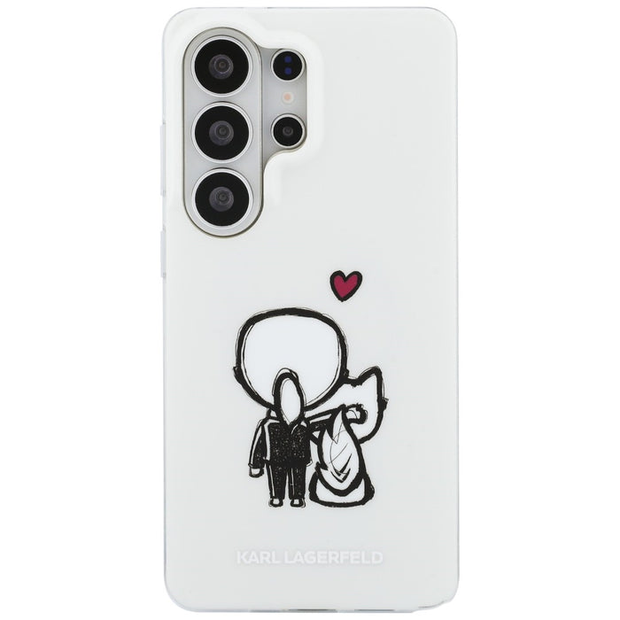 Karl Lagerfeld IML Karl&amp;Choupette MagSafe Case for Samsung Galaxy S26 Ultra - Transparent