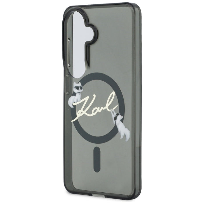 Karl Lagerfeld IML KC Script MagSafe Case for Samsung Galaxy S26 - Black