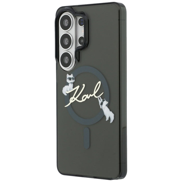 Karl Lagerfeld IML KC Script MagSafe Case for Samsung Galaxy S26 Ultra - Black