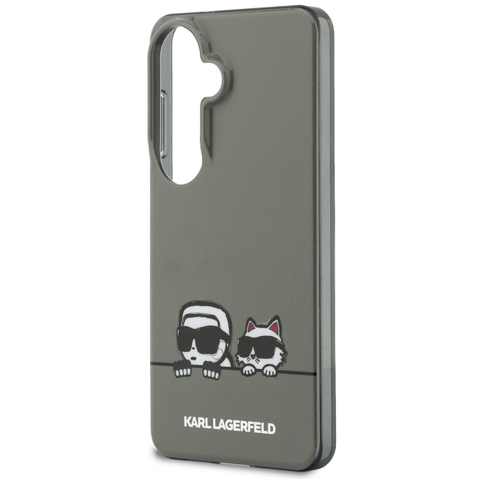 Karl Lagerfeld IML Peekaboo Karl&Choupette MagSafe Case for Samsung Galaxy S26 - Black