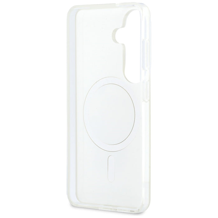 Karl Lagerfeld IML Peekaboo Karl&Choupette MagSafe Case for Samsung Galaxy S26 Plus - Transparent