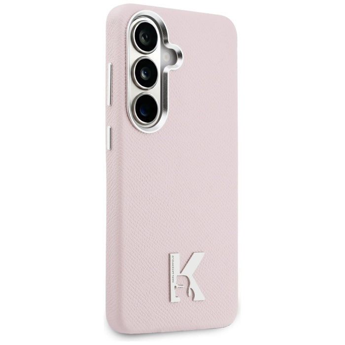 Karl Lagerfeld K Metal Logo MagSafe Case for Samsung Galaxy S26 - Pink