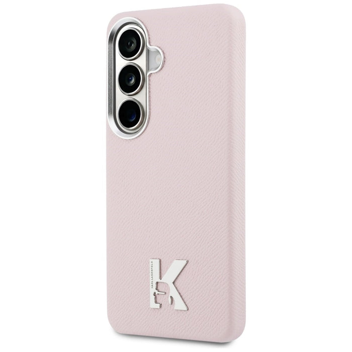 Karl Lagerfeld K Metal Logo MagSafe Case for Samsung Galaxy S26 - Pink