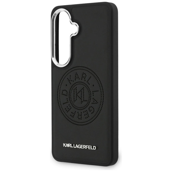 Karl Lagerfeld Perforated KL MagSafe Case for Samsung Galaxy S26 - Black