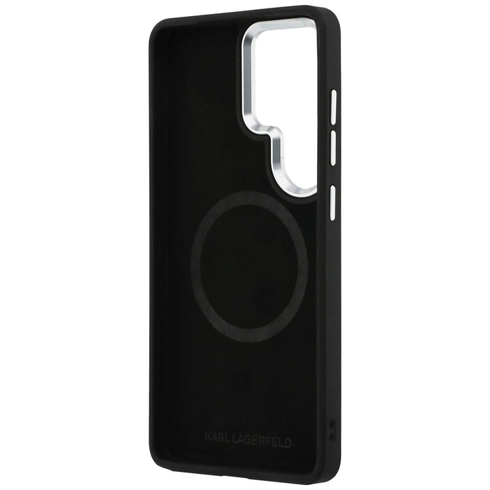 Karl Lagerfeld Perforated KL MagSafe Case for Samsung Galaxy S26 Ultra - Black