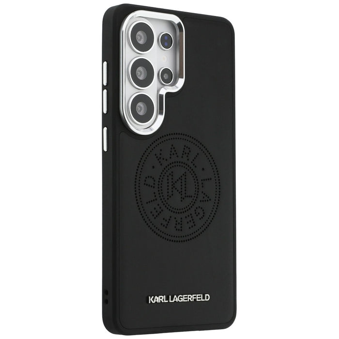 Karl Lagerfeld Perforated KL MagSafe Case for Samsung Galaxy S26 Ultra - Black