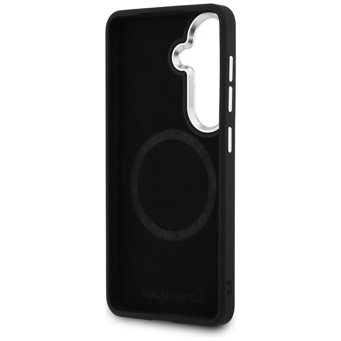 Karl Lagerfeld Perforated KL MagSafe Case for Samsung Galaxy S26+ - Brown