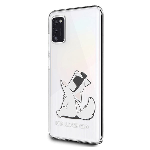 Karl Lagerfeld Choupette Fun Case for Samsung A41 - Transparent
