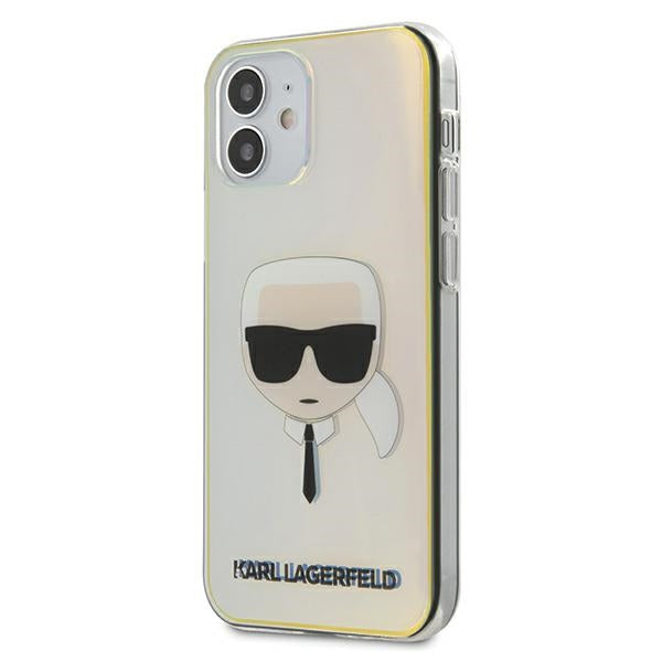 Karl Lagerfeld Iridescent Karl&#39;s Head Case for iPhone 12 mini - Multicolor