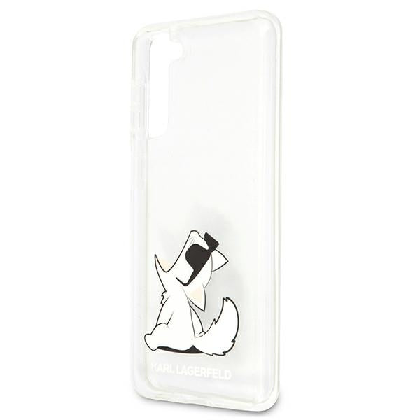 Karl Lagerfeld Choupette Fun Case for Samsung Galaxy S21+ - Transparent