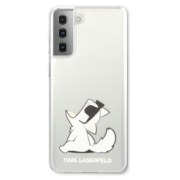 Karl Lagerfeld Choupette Fun Case for Samsung Galaxy S21+ - Transparent