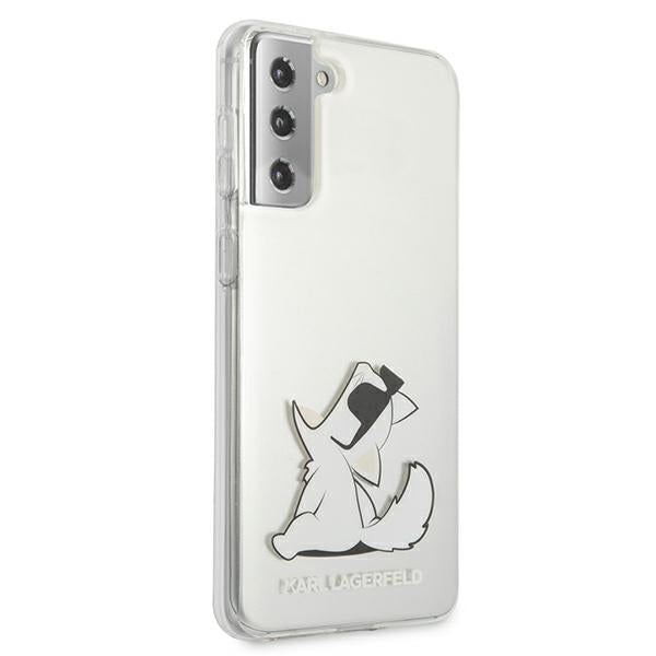 Karl Lagerfeld Choupette Fun Case for Samsung Galaxy S21+ - Transparent