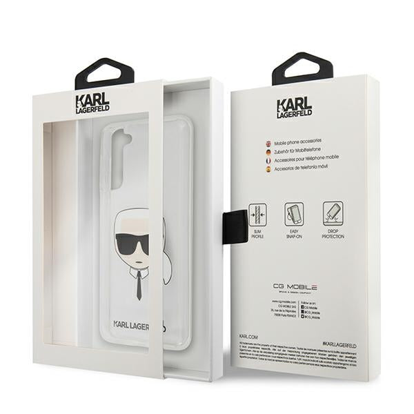Karl Lagerfeld Karl&#39;s Head Case for Samsung Galaxy S21+ - Transparent
