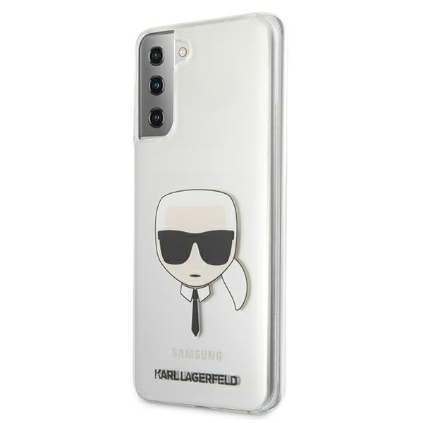 Karl Lagerfeld Karl&#39;s Head Case for Samsung Galaxy S21+ - Transparent