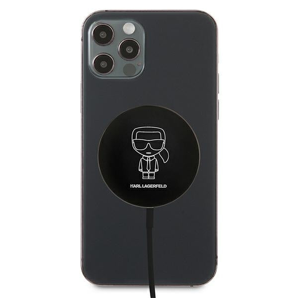 Karl Lagerfeld 15W Wireless Charger with MagSafe - Black